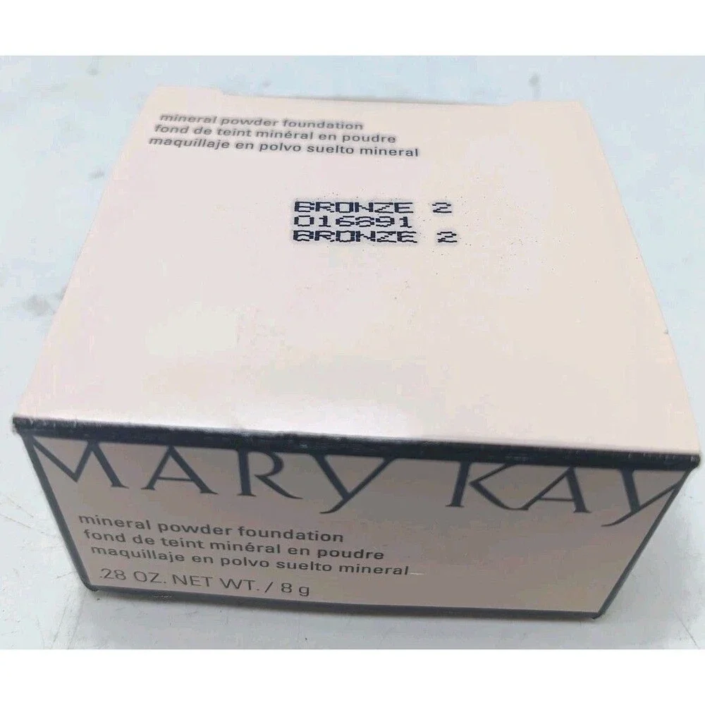 Mary Kay Mineral Powder Foundation BRONZE 2 #016891 Discontinued New In Box .28
